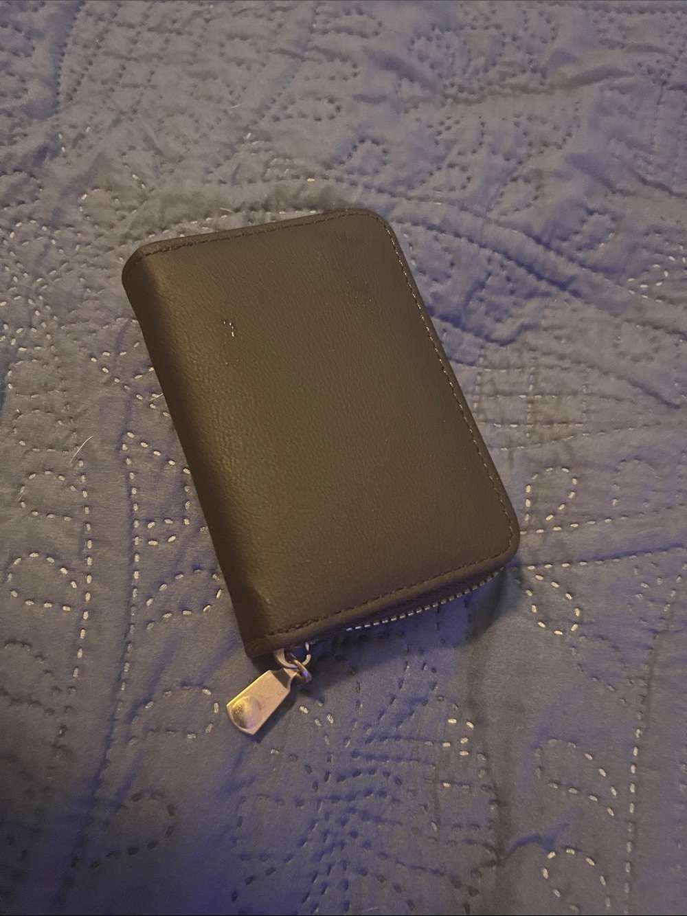 🔥Compact Brown Leather Zip Wallet for Men